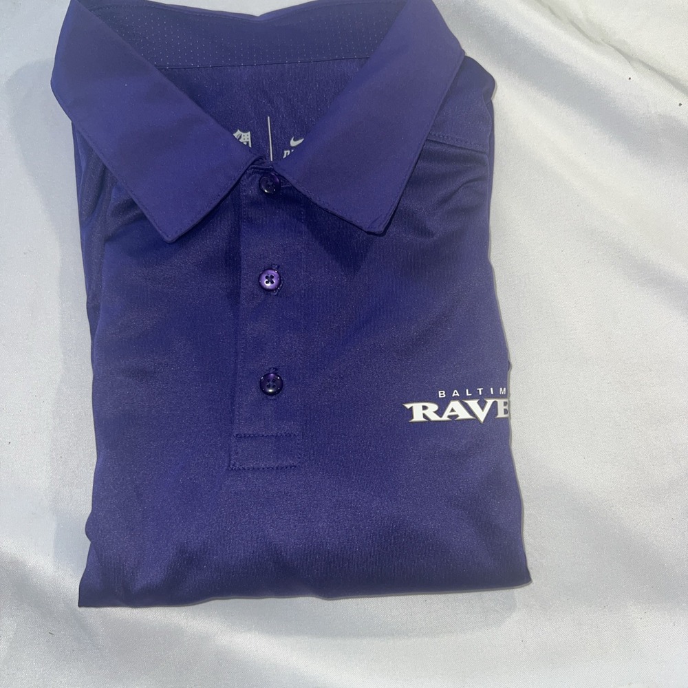 Nike Large Unisex Polo Golf Purple Shirt Short Sleeve Button Down Collectors 232 - Picture 13 of 14